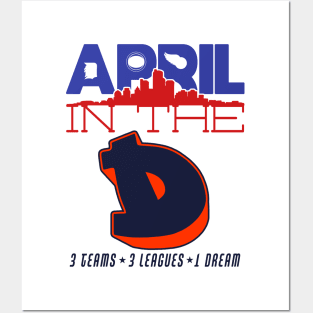 April In The D / Detroit Sports Posters and Art